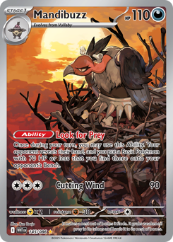 Mandibuzz Holofoil - White Flare #145 (Near Mint)