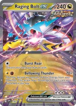 Raging Bolt ex Holofoil - Scarlet & Violet Black Star Promos #145 (Near Mint)