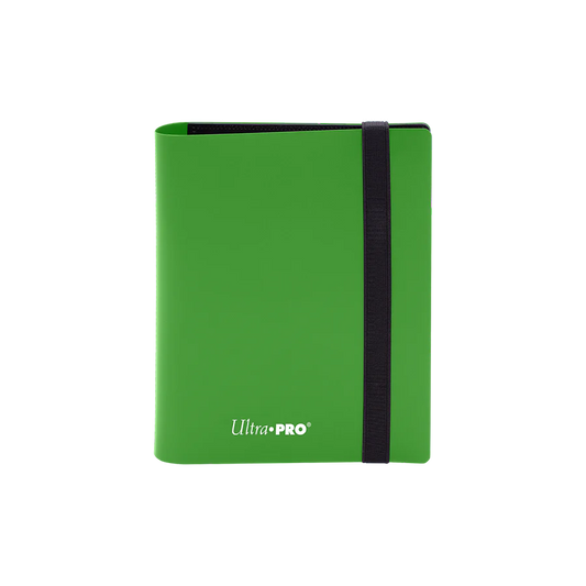 Ultra PRO 2-Pocket Eclipse Binder Portfolio: Lime Green