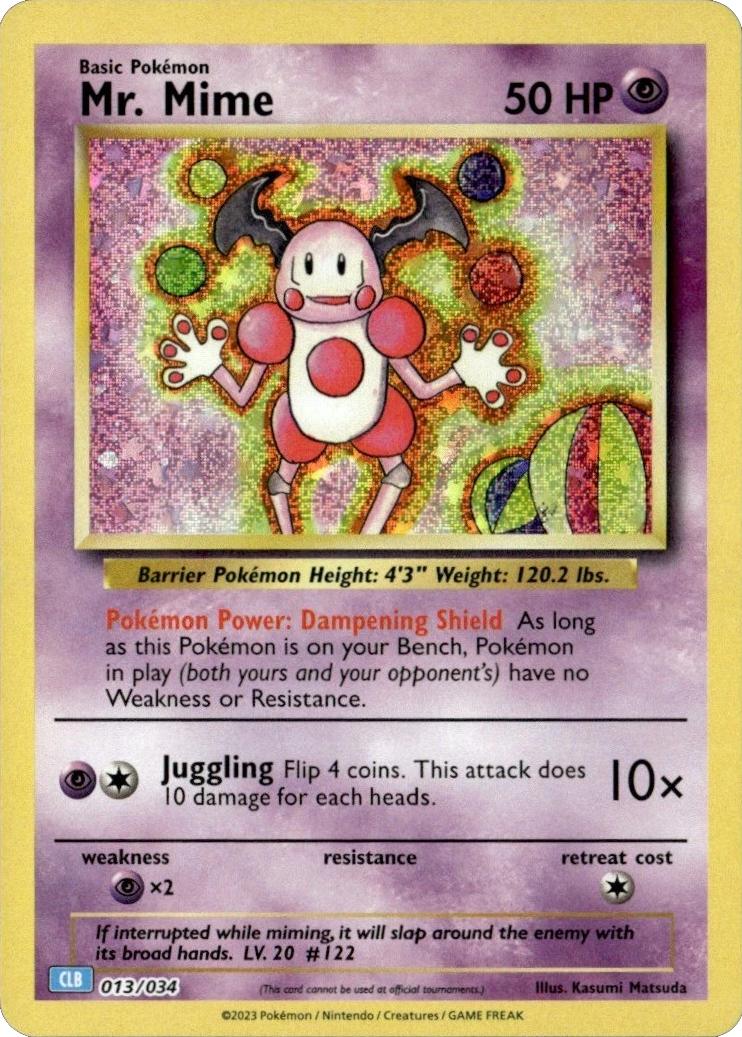 Mr. Mime - Trading card game classic #013/034 (CGC 10)