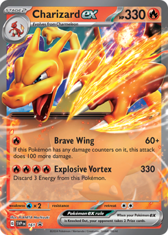 Charizard ex Holofoil - Scarlet & Violet Black Star Promos #161 (Near Mint)
