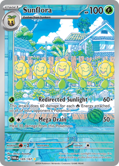 Sunflora Holofoil - Twilight Masquerade #169 (Near Mint)