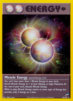Miracle Energy Unlimited Holofoil - Neo Destiny #16 (Near Mint)
