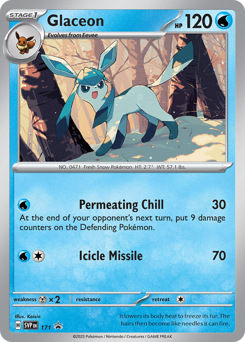Glaceon Holofoil - Scarlet & Violet Promos #171 (Near Mint)