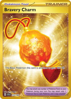 Bravery Charm Holofoil - Stellar Crown #175 (Near Mint)