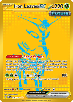 Iron Leaves ex Holofoil - Prismatic Evolutions #176 (Near Mint)