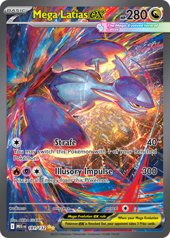 Mega Latias ex Holofoil - Mega Evolution #181 (Near Mint)