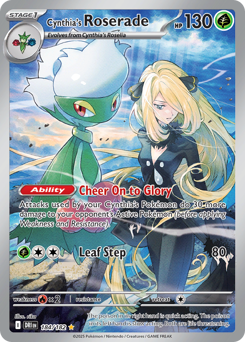 Cynthia's Roserade Holofoil - Destined Rivals #184 (Near Mint)