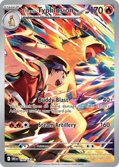 Ethan's Typhlosion Holofoil - Destined Rivals #190 (CGC 10)