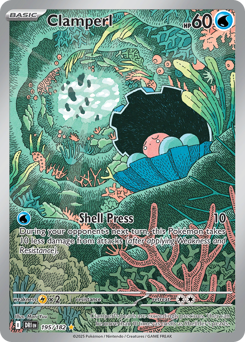 Clamperl Holofoil - Destined Rivals #195 (Near Mint)