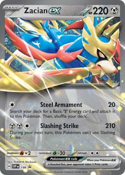 Zacian ex Holofoil - Scarlet & Violet Promos #198 (Near Mint)