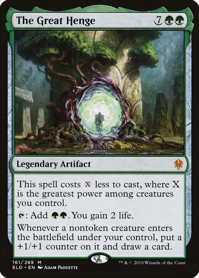 The Great Henge - Throne of Eldraine #161 (Lightly Played Foil)