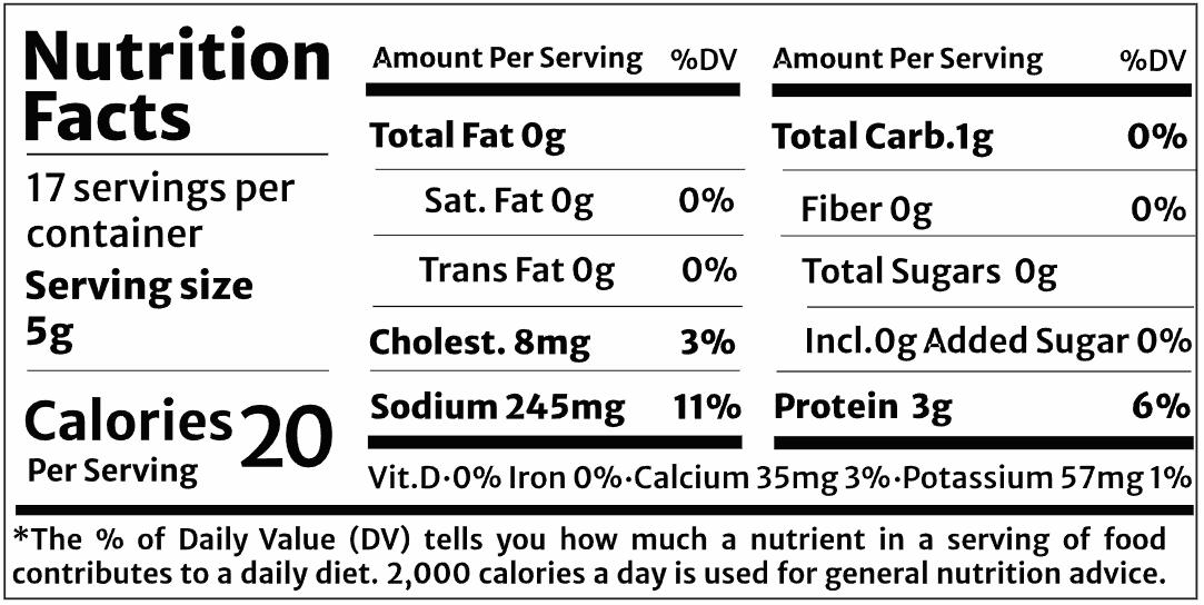 Shrimp - 3 oz bag