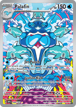 Palafin Holofoil - Obsidian Flames #200 (Near Mint)