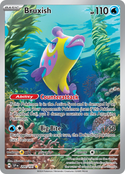 Bruxish Holofoil - Surging Sparks #200 (Near Mint)