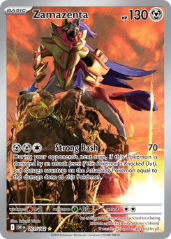 Zamazenta Holofoil - Destined Rivals #201 (Near Mint)