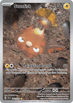 Stunfisk Holofoil - Surging Sparks #202 (Near Mint)