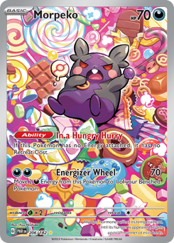 Morpeko Holofoil - Paradox Rift #206 (Near Mint)