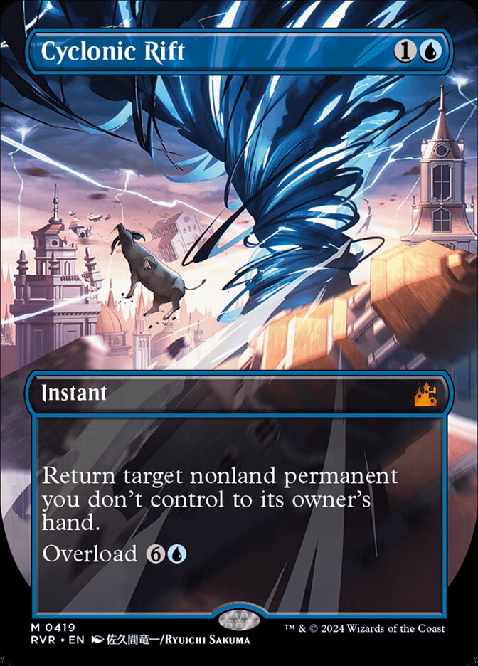 Cyclonic Rift - Ravnica Remastered #419 (Lightly Played)