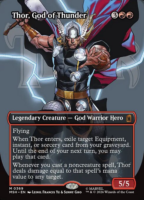 Thor, God of Thunder - Marvel Super Heroes #369 (Near Mint Foil)