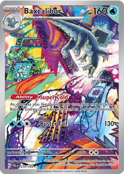 Baxcalibur Holofoil - Paldea Evolved #210 (Near Mint)