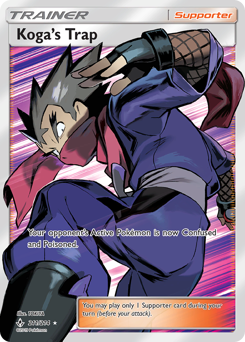 Koga's Trap Holofoil - Unbroken Bonds #211 (Near Mint)