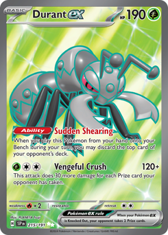 Durant ex Holofoil - Surging Sparks #215 (Near Mint)