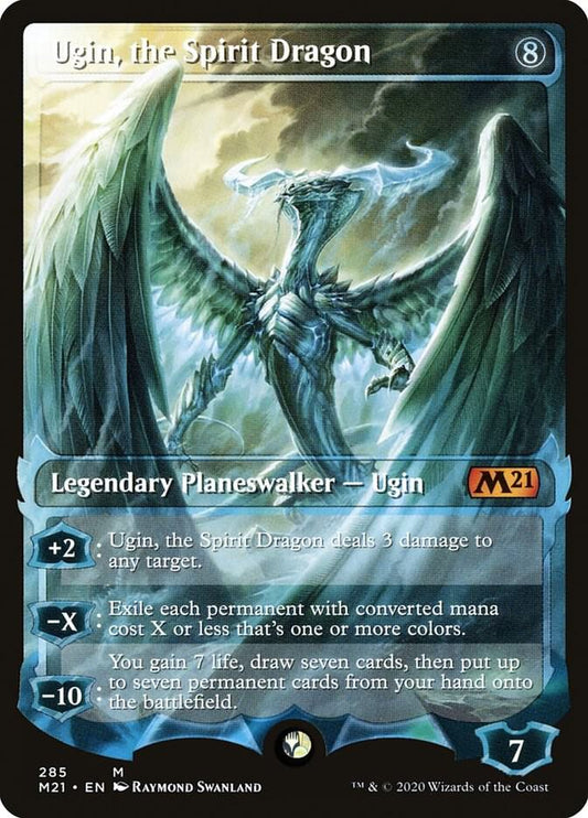 Ugin, the Spirit Dragon (Showcase) - Core Set 2021 #285 (Lightly Played)