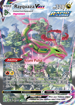Rayquaza VMAX Holofoil - Evolving Skies #218 (Near Mint)