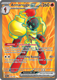 Armarouge ex Holofoil - Paradox Rift #218 (Near Mint)