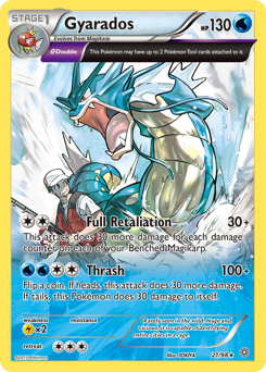 Gyarados Reverse Holofoil - Ancient Origins #21 (Near Mint)