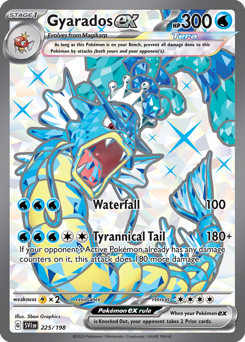 Gyarados ex Holofoil - Scarlet & Violet #225 (Near Mint)