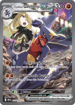 Cynthia's Garchomp ex Holofoil - Destined Rivals #232 (Near Mint)