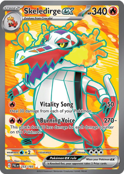 Skeledirge ex Holofoil - Paldea Evolved #233 (Near Mint)