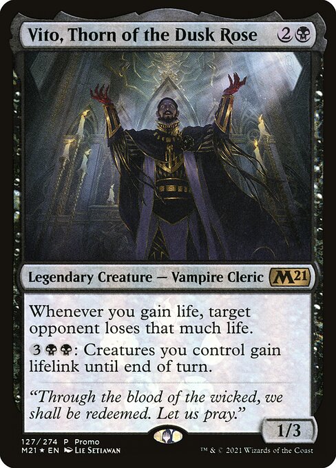 Vito, Thorn of the Dusk Rose - Promo Pack: Core Set 2021 #127 (Lightly Played)