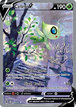 Celebi V Holofoil - Fusion Strike #245 (BGS 9.5)
