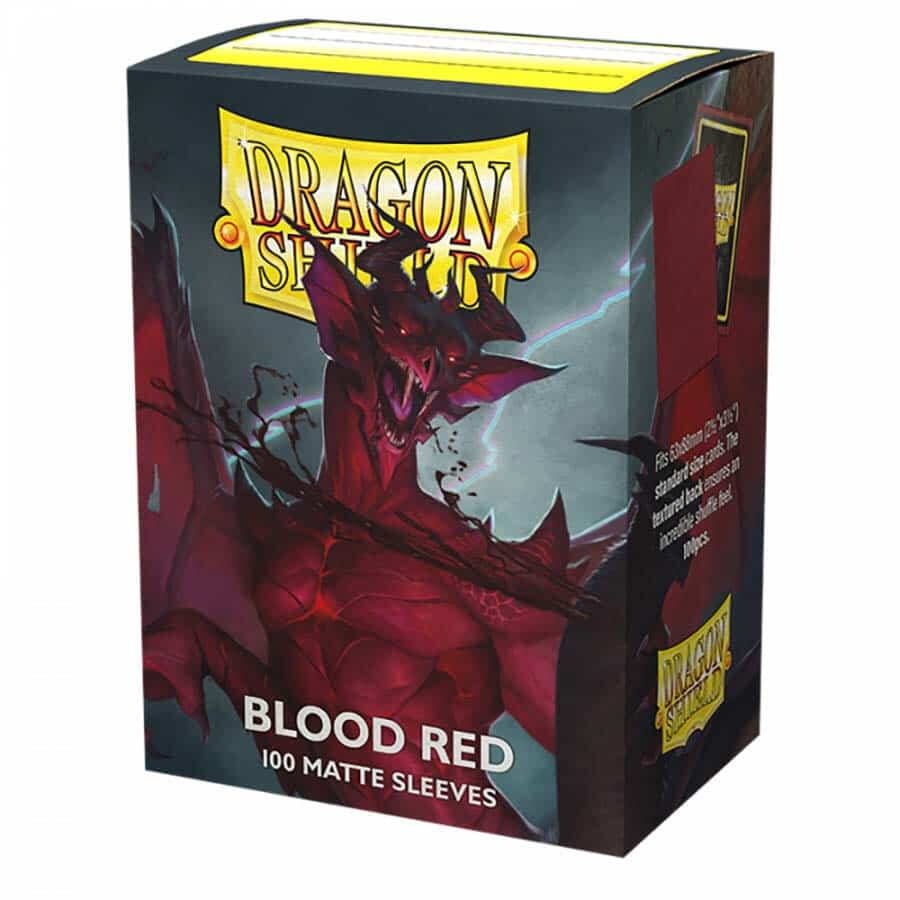 Dragon Shield 100Ct Box Matte Blood Red