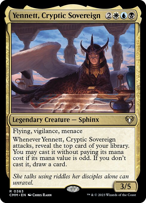 Yennett, Cryptic Sovereign - Commander Masters #363 (Near Mint)