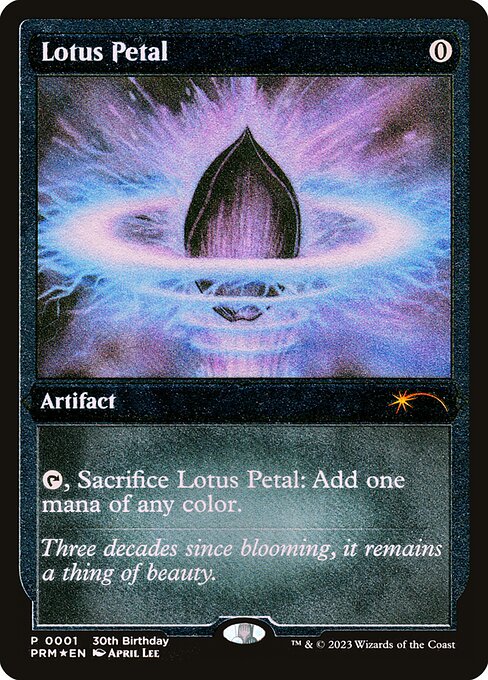 Lotus Petal - 30th Anniversary Misc Promos #2 (Near Mint Etched)