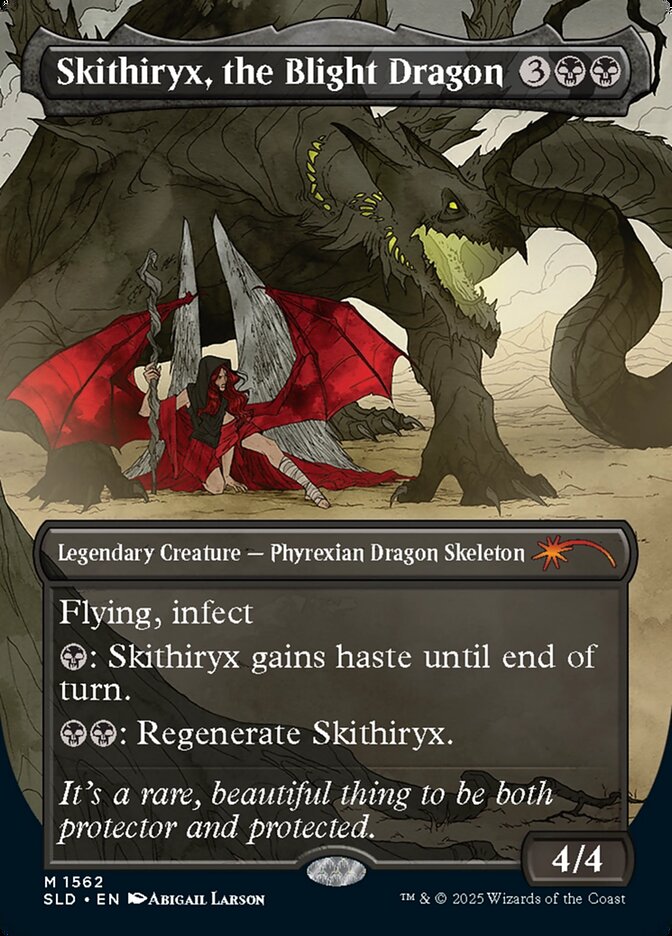 Skithiryx, the Blight Dragon - Secret Lair Drop #1562 (Lightly Played)