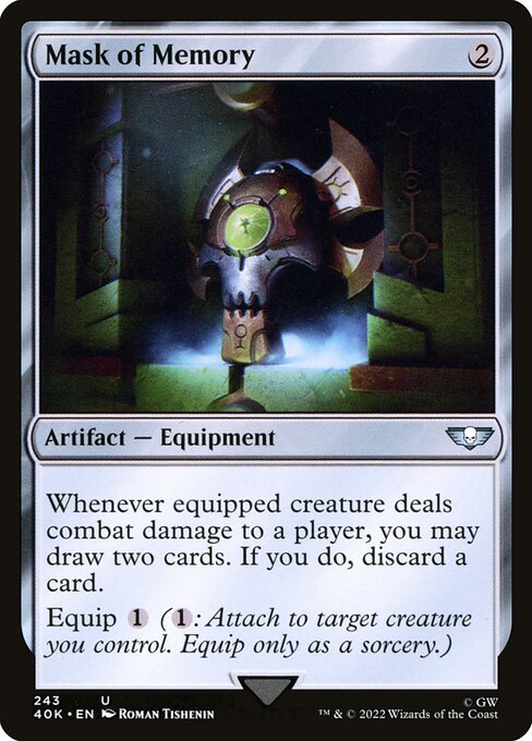 Mask of Memory - Warhammer 40,000 Commander #243 (Near Mint)
