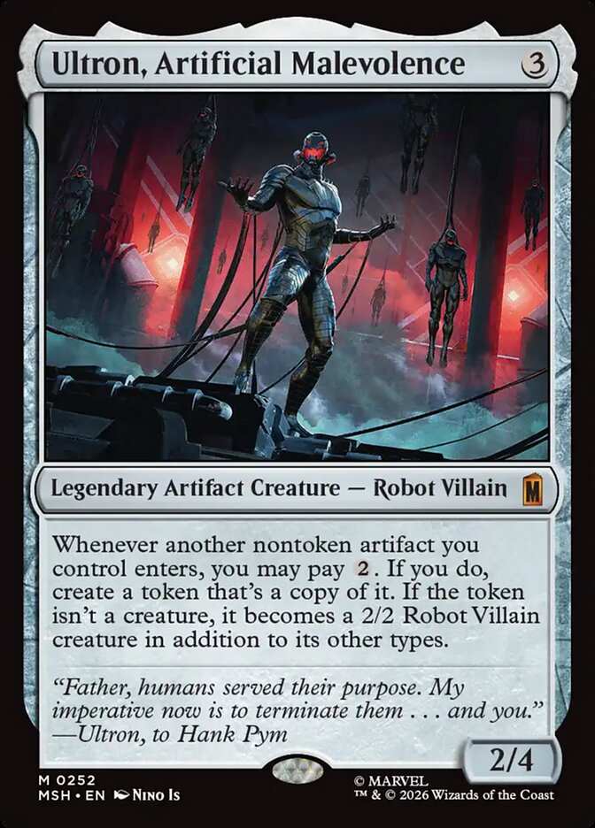 Ultron, Artificial Malevolence - Marvel Super Heroes #252 (Lightly Played)