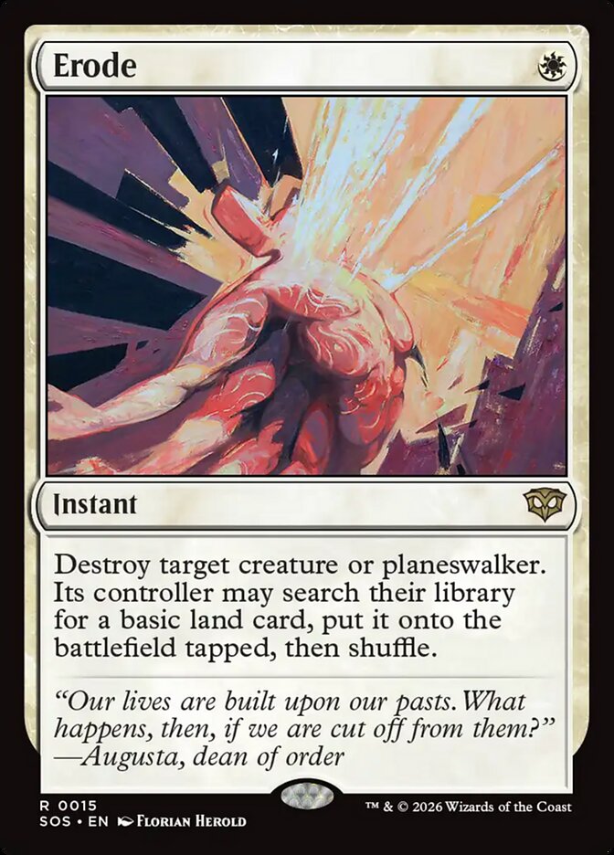 Erode - Secrets of Strixhaven #15 (Lightly Played Foil)