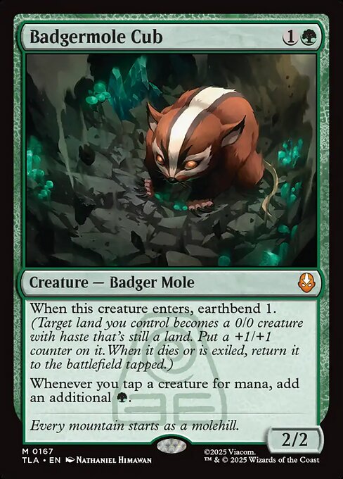 Badgermole Cub - Avatar: The Last Airbender #167 (Near Mint)