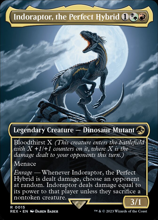 Indoraptor, the Perfect Hybrid - Jurassic World Collection #15 (Lightly Played)