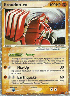 Groudon ex Holofoil - Nintendo Black Star Promos #38 (Lightly Played)