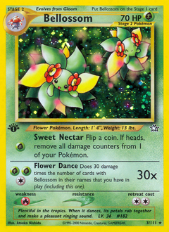 Bellossom Unlimited Holofoil - Neo Genesis #3 (Lightly Played)