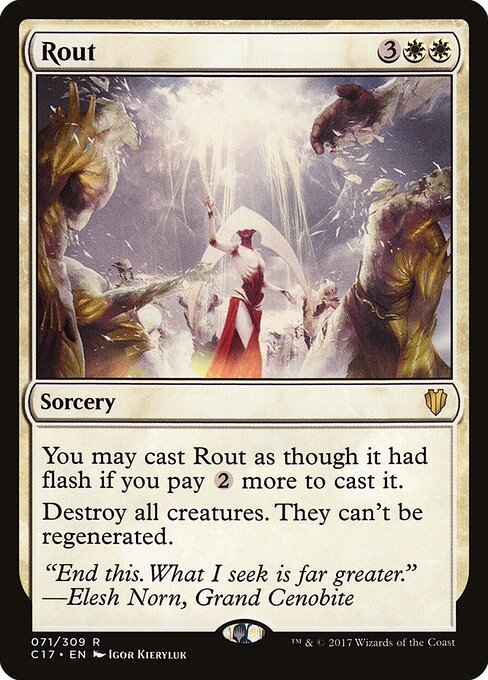 Rout - Commander 2017 #71 (Near Mint)