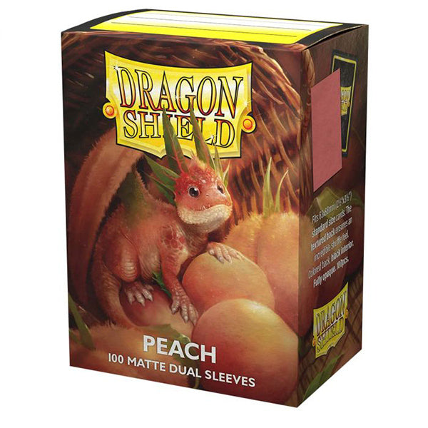 Dragon Shield Standard Dual Matte Peach Card Sleeves (100ct)