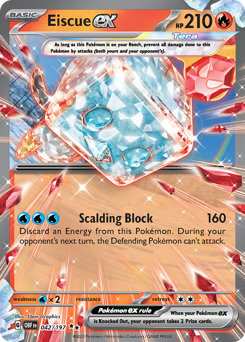 Eiscue ex Holofoil - Obsidian Flames #42 (Near Mint)